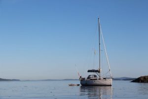 What experience do I need for sailing in British Columbia